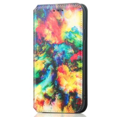 Imagem de ZiEuooo Para Samsung Galaxy A50 A70 S A40 A60 M32 M52 M53 5G M62 Capa protetora exclusiva com padrão de espaço criativo PU + TPU capa de telefone tendência requintado shell bumper (E,A60)