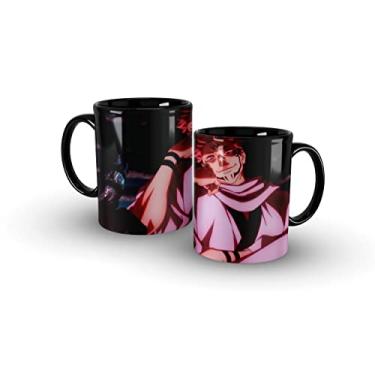 Imagem de LEAR Caneca Preta Jujutsu Kaisen Sukuna 325ML Cerâmica