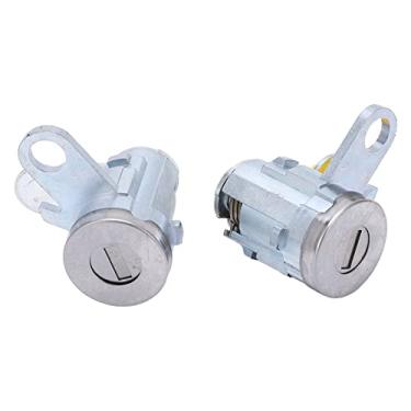 Imagem de Conjunto de Cilindros de Fechadura Porta Dianteira 6905135070 Esquerda Direita Capô Combustível Com 2 Chaves para Tacoma 1995 a 2004