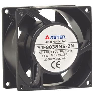 Imagem de Microventilador Axial Asten 80x80x38 com Bucha - 110V/220V