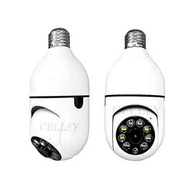 Imagem de Câmera Ip Ptz Lâmpada Espiã Wifi 1080p Full Hd C/Sd 32gb