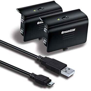 Imagem de Kit Dreamgear com cabo USB e 2 baterias para carga do Xbox One DGXB1-6608