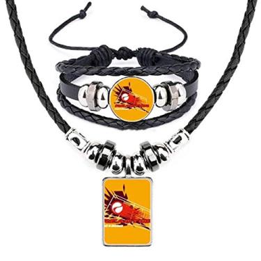 Imagem de Graffiti Street Conjunto de joias de couro reator pronto para dominar