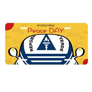 Imagem de DIYthinker Emblema nacional de Cabo Verde para placa de carro Decoração Dia da Paz