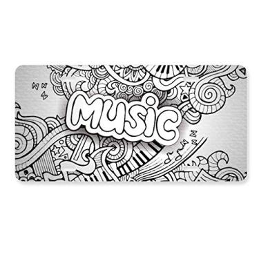 Imagem de DIYthinker Placa de carro para decoração de carro de violino Rock Music Winding Painting Acessório de aço inoxidável