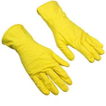 Imagem de Luva Multiuso Látex Amarelo - Tamanho M-KALIPSO-02.04.1.2