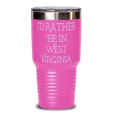 Imagem de Nice West Virginia Gifts, I'd Rather Be in West Virginia, novo copo de 850 g