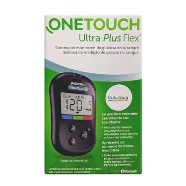 Imagem de One Touch Ultra Plus Flex Kit Monitor De Glicemia Com 1 Aparelho + 1 L
