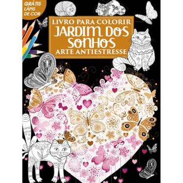 Imagem de Livro para Colorir Antiestresse: Jardim Dos Sonhos