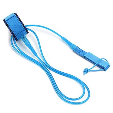 Imagem de trela de surf 6 pés,Trela de surf Trela de prancha de surf Trela de aço liso Giratória Perna de corda Paddleboard Leash 6FT / 8FT / 10FT