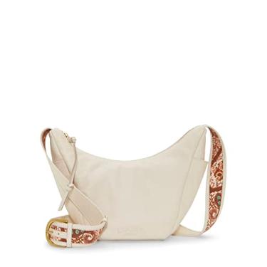 Imagem de Lucky Brand Bolsa transversal de couro Lara, Baunilha, One Size
