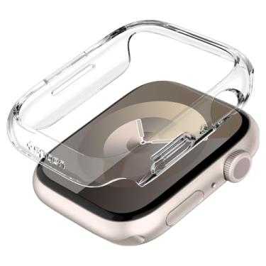 Imagem de Spigen Thin Fit Projetado para Capa Apple Watch Série 9/8/7 45mm Capa Rígida de PC Leve - Transparente