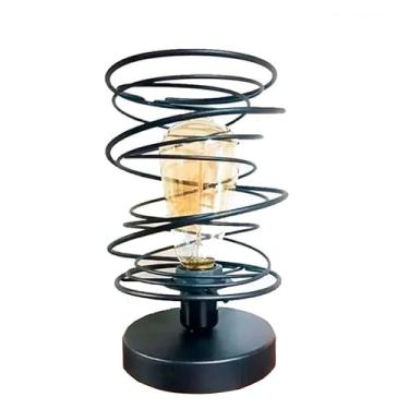 Imagem de Abajur Mola Retro Vintage Luminaria de Mesa Skyshow®