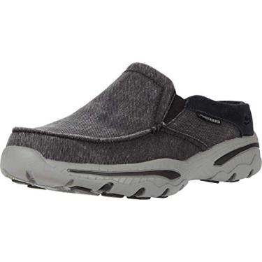 Imagem de Skechers Mocassim masculino Creston-slip on de lona, Preto, 11