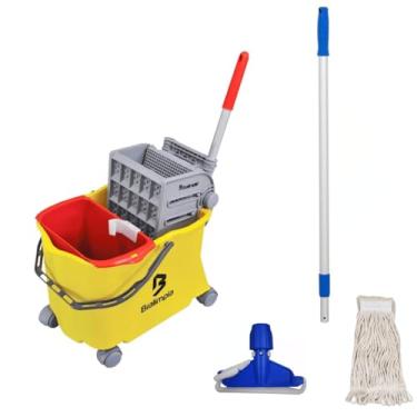 Imagem de Conjunto Balde Doblo 20flex Mais Esfregão C/Cabo 1,40cm