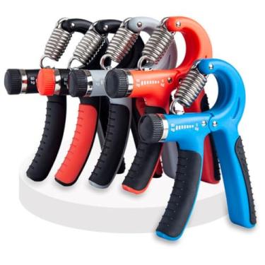 Imagem de Hand Grip Ajustável 5-60kg para Fortalecimento de Mãos, Punhos e Antebraços - Ideal para Treino, Musculação e Fisioterapia - Resistente e Portátil (Cores Sortidas)