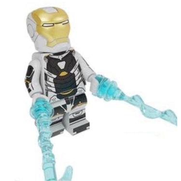 Imagem de Boneco Blocos De Montar Homem De Ferro Mark 39 Propulsão