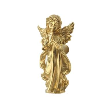 Imagem de Puxador de gaveta para móveis, puxador em forma de anjo para criatividade, dourado, latão sólido, armário de vinho, hardware de móveis, c, 5839, l