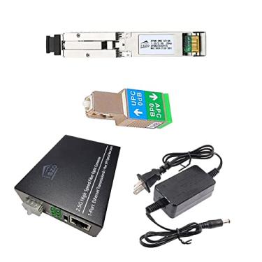 Imagem de 1 Set 2.5G ONU com conversor de mídia 2.5G, modo ponte, modem 2.5G, GPON/EPON/XPON Stick ONU, conector SC UPC/APC, suporte MAC/SN/LOID Modify, módulo DDM PON, ferramentas FTTH