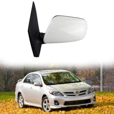 Imagem de Espelho lateral do motorista adequado para Toyota Corolla 2009 2010 2011 2012 2013 Conjunto de espelho retrovisor lateral para Toyota Corolla acessórios dobráveis elétricos