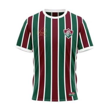 Imagem de Camisa Braziline Fluminense Retrô Marcelo Masculina - Verde-Unissex