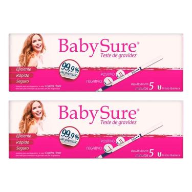 Imagem de Kit 2 und Baby Sure Teste Gravidez c/ Fita