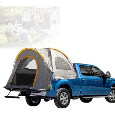 Imagem de Barraca de caminhão para cama de 5,5 pés - Cama de caminhonete Oxford 210D e barracas de cama traseira para camping com revestimento à prova d'água PU2000 Capacidade de dormir para 2 pessoas
