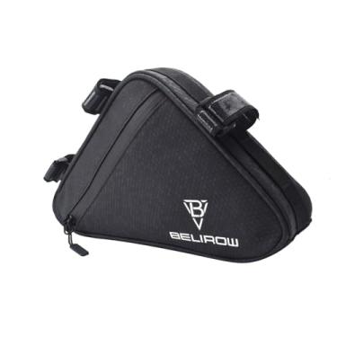 Imagem de Amagogo Bolsa para Quadro de Bicicleta, Bolsa para Quadro de Selim, Resistente à água, Tubo, Bolsa Triangular para Ciclismo, Mountain Bike, Dispositivos, PRETO