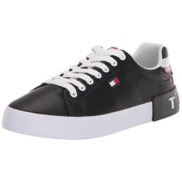 Imagem de Tommy Hilfiger Tênis masculino Rezz, Preto 001, 44