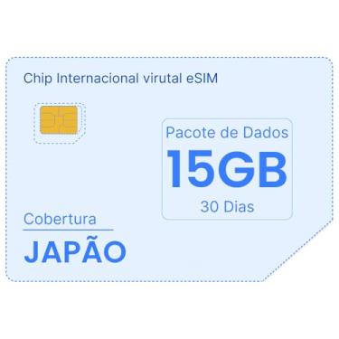 Imagem de Chip Internacional SIMFINITY Virtual eSIM, Plano de Dados 15GB por 30 Dias, Cobertura Japão