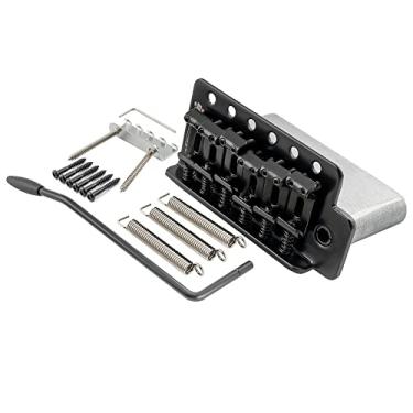 Imagem de Wilkinson M Series 52,5mm Ponte Tremolo Vintage 6 Parafusos com Bloco 36mm para Guitarra estilo ST, Preta