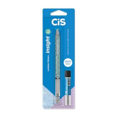 Imagem de CIS Lapiseira Técnica INSIGHT 0.7mm - Verde - Blister com 1 unidade + Grafite