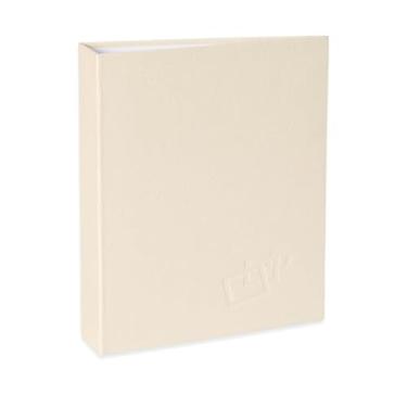 Imagem de Álbum de fotos Ical, encadernação tradicional, para 500 fotos 10x15cm - envelope plástico transparente - linha Cores - modelo marfim texturizado - 169