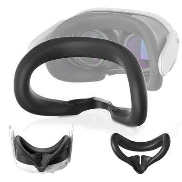 Imagem de Silicone Cover for Meta Quest 3 Face Pad, OLCLSS Facial Interface for Meta Quest 3 Accessories, VR Headset Silicone Face Cover for Oculus Quest 3 Accessories, Soft, Durable, Washable and Sweat-Proof