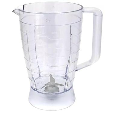 Imagem de Copo Liquidificador Processador de Plástico Transparente para Philips Walita Original