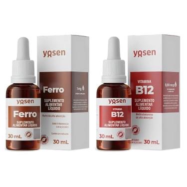Imagem de Ferro de Alta Absorção Ydrosolv 30ml + Vitamina B12 Metilcobalamina Ydrosolv® Líquida 30ml, Alta Absorção - Yosen