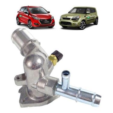 Imagem de Carcaça da valvula termostática hyundai hb20 i30 veloster kia cerato s