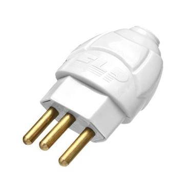 Imagem de Plugue Pino Macho 2p+t 20A Branco Nbr Com Inmetro - EPM ACESSORIOS, 05
