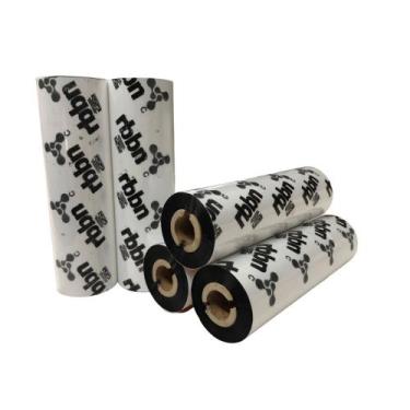 Imagem de Kit 5 Un Ribbon Cera 110x74 Zebra Argox Elgin  Vrc-01  Vitória Régia -