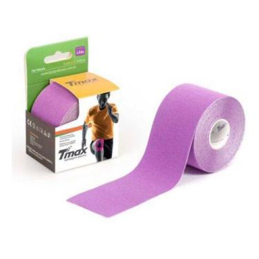Imagem de Kinésio Tmax Lilás Bandagem Elástica Terapêutica 5cm X 5m