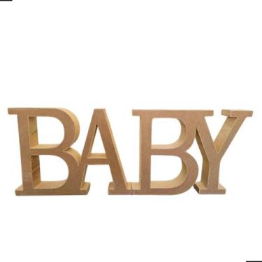 Imagem de Letreiro Decorativo de Festas Baby Mdf Cru - FRZMDF
