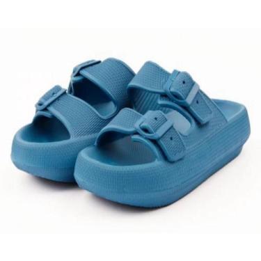 Imagem de Sandália Ortopédica Fly Feet Nuvem City Azul Ortho Pauher