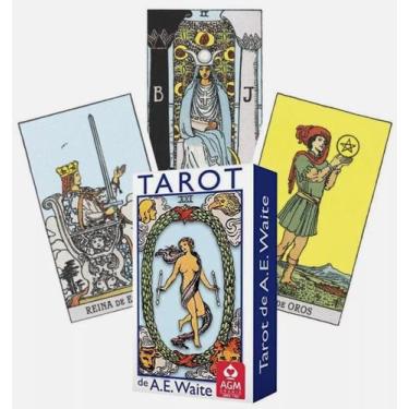Imagem de Tarot Of A.E. Waite Tarô Rider Smith Waite Baralho de Cartas de Orácul