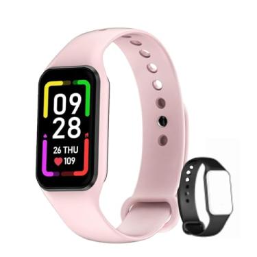 Imagem de Relógio Inteligente, Smartwatches 1,47 Polegadas, Tela Colorida, 24 Modos Esportivos, Pedômetro, À Prova D'Água Rose-Unissex Smart Watch
