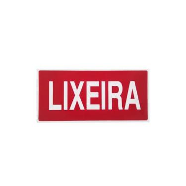 Imagem de Kit 3 - 3 - Adesivos Para Lixeiras Lixos  3 Unidades - Adesivo Lixeira