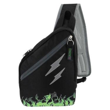 Imagem de Shoulder Bag Bono Rock Mochila Térmica Refletiva Prática, Verde