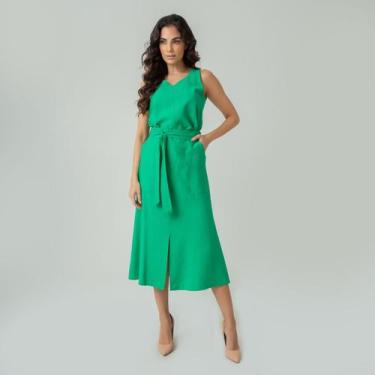Imagem de Conjunto regata e saia midi marant  - Susie Modas, M, Verde