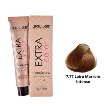 Imagem de Coloração Tintura Extra Color Salles Profissional 60g, 7.77