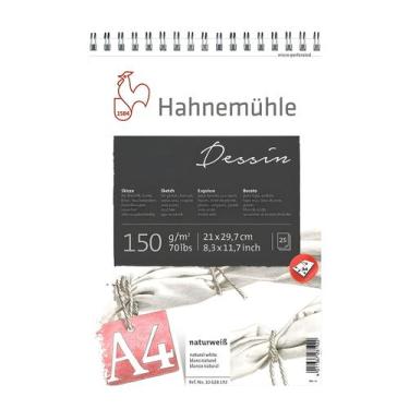 Imagem de Bloco de Desenho Hahnemuhle Dessin Sketch Pad A4 Grande 25 Folhas