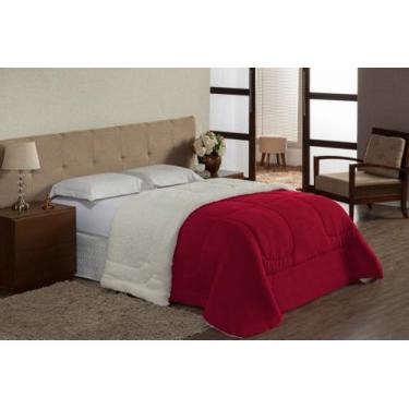 Imagem de Coberdrom Edredom Pele De Carneiro Solteiro Sherpa Macio - JOÃO ENXOVA